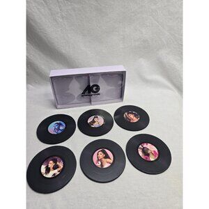 Ariana Grande Fragrances Gift Set Of Drink COASTERS Vinyl Record Print